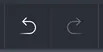 Undo and redo toolbar buttons.