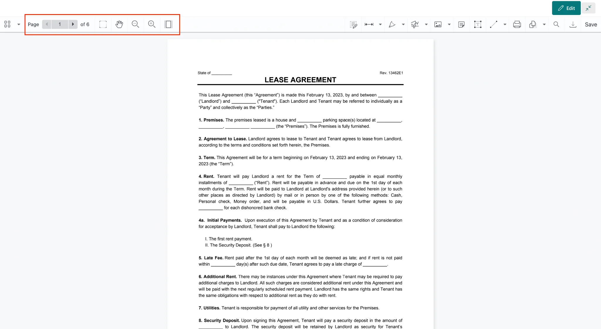 Navigate through PDFs