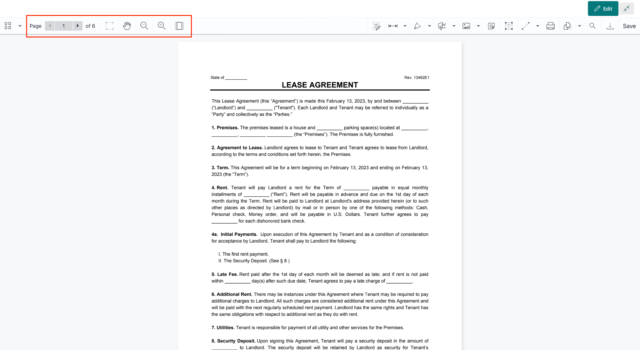 Navigate through PDFs