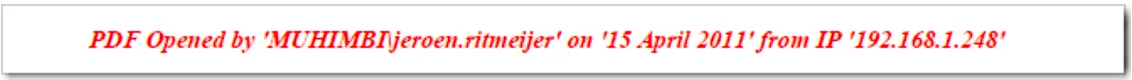 merging dynamic data into watermarks