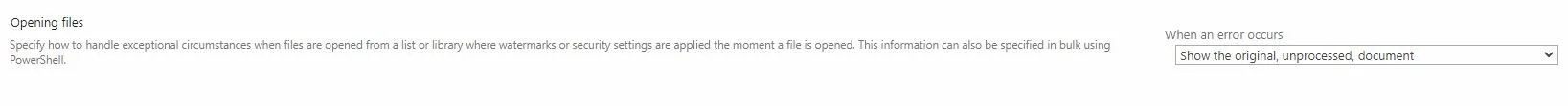 watermark errors