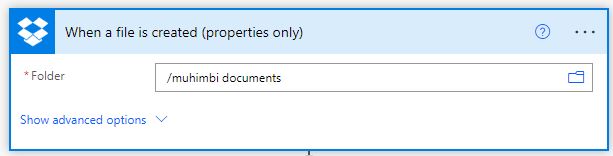 when a file is created