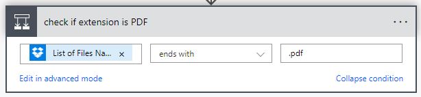 insert conditin flow