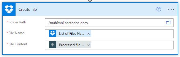 processed file content