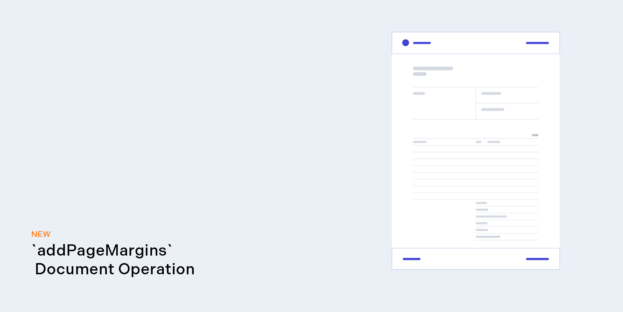 New Document Operation: addPageMargins
