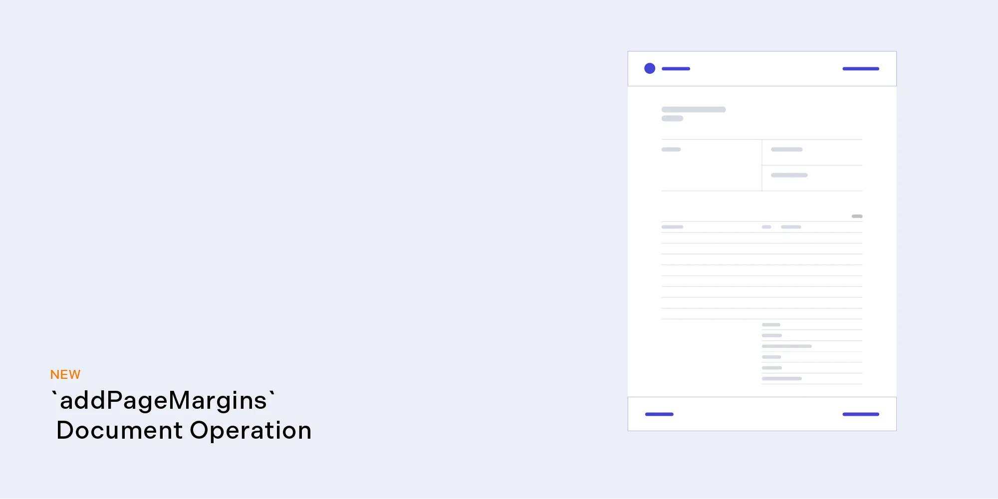 New Document Operation: addPageMargins