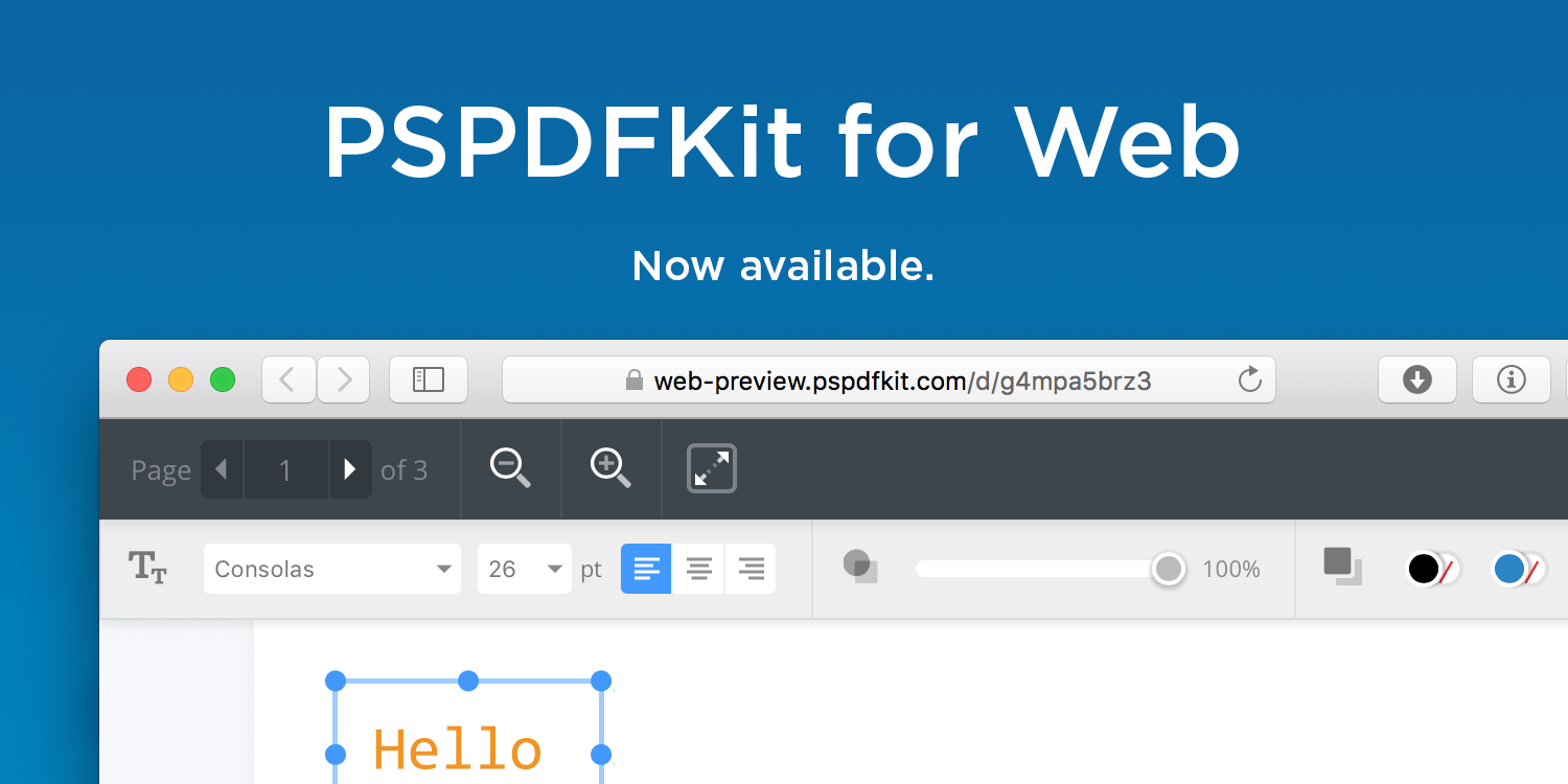 PSPDFKit for Web