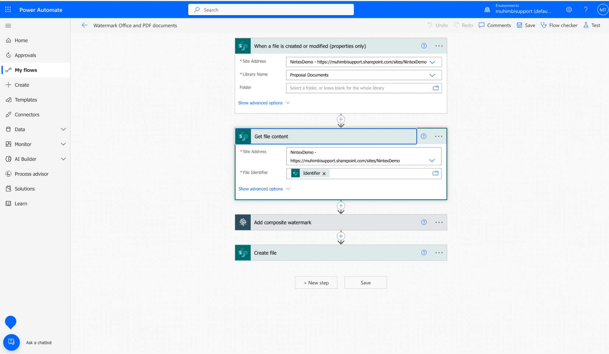 when a file is created