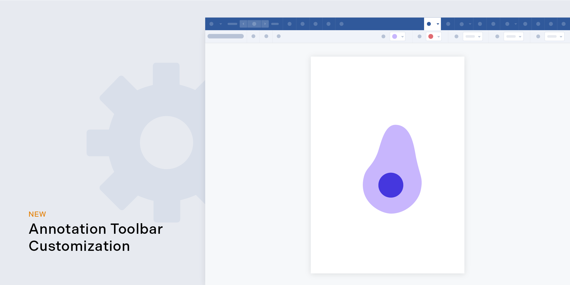 Annotation toolbar customization