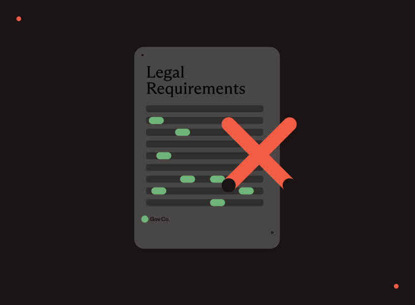 Document showing redaction