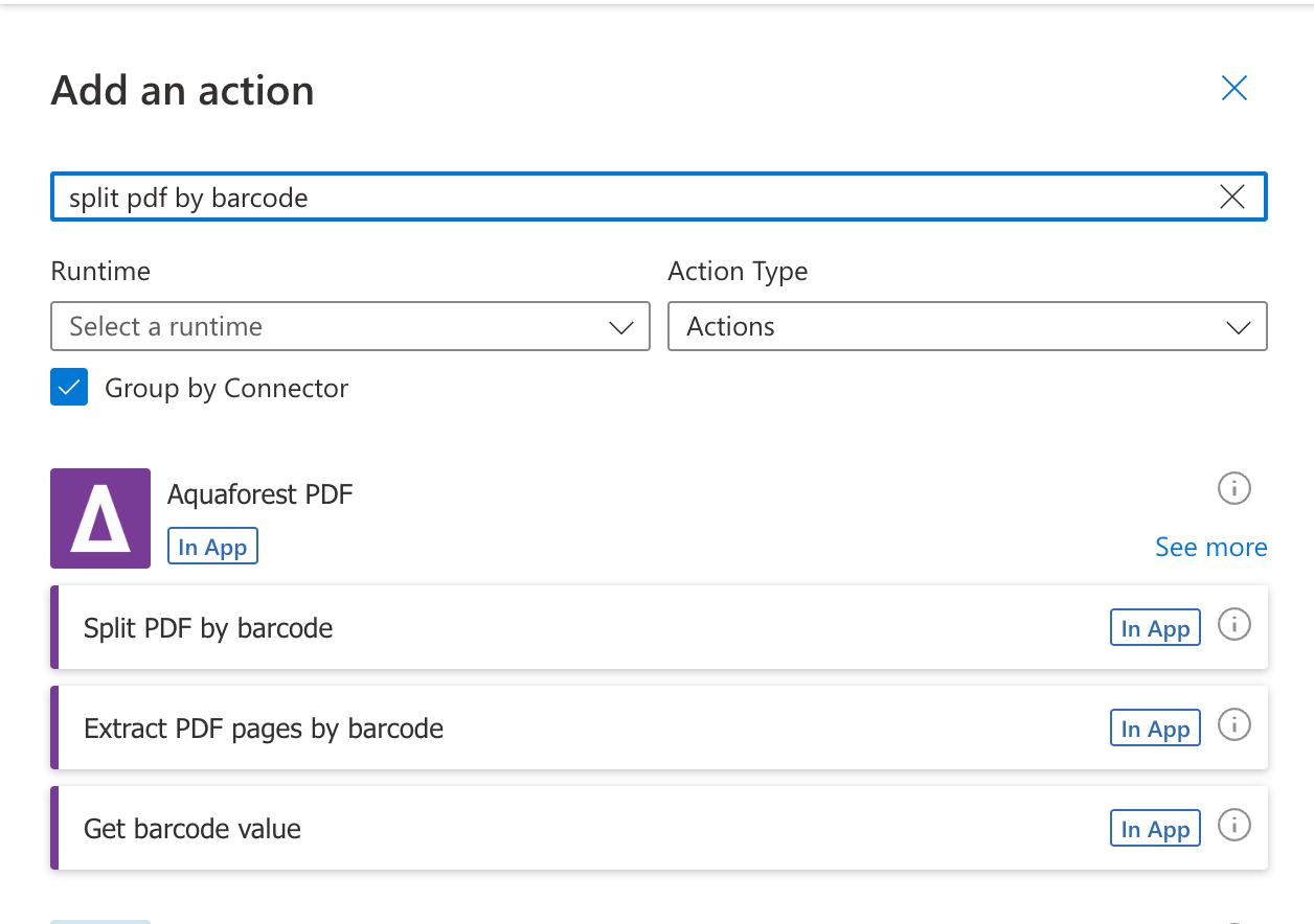 extract pdf documents by barcode