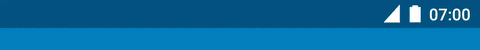 Overdrawn status bar