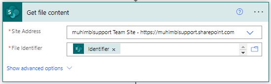 Get file content