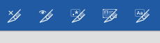 Redaction Icons